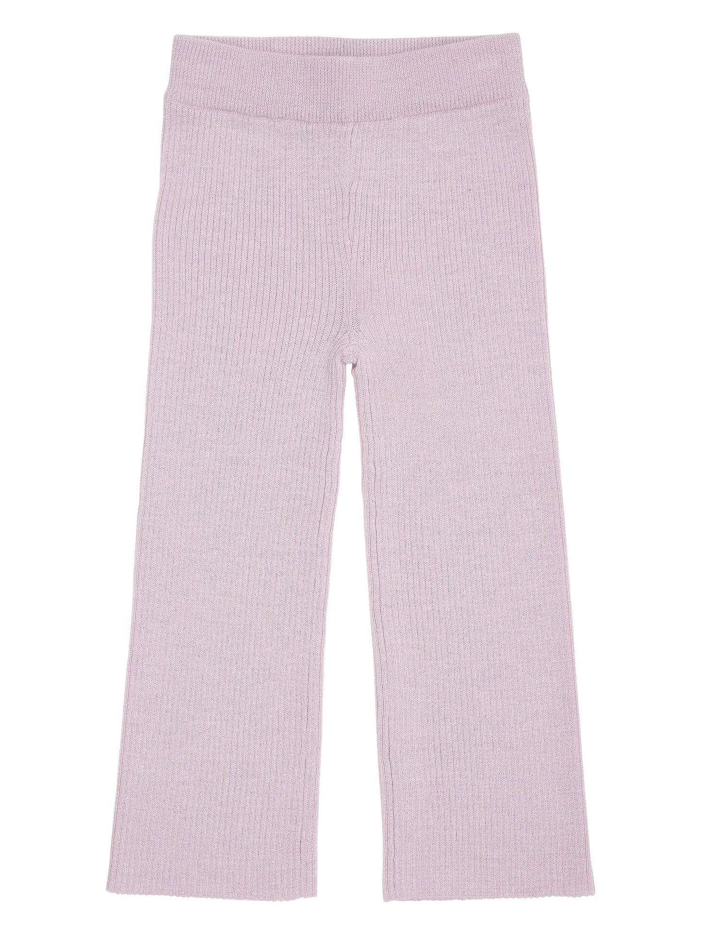 Merino Wide Rib Pants, Bubblegum