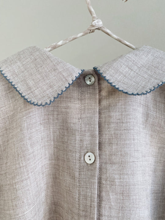 Oya Top, Birch Blue