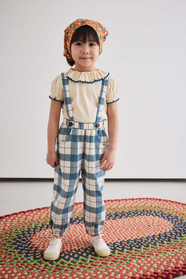 Suspender Pants, Prussian Blue Piazza