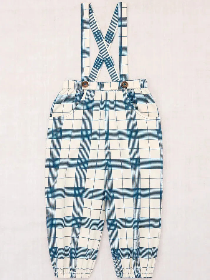 Suspender Pants, Prussian Blue Piazza