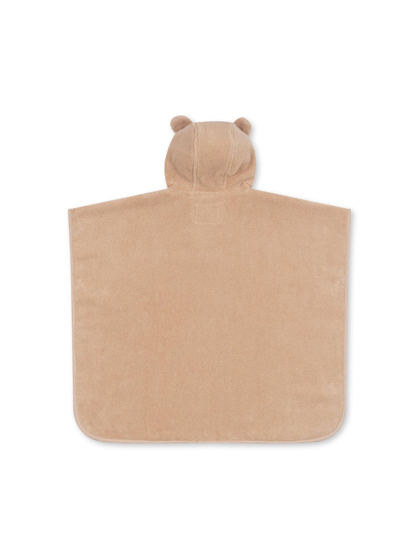 Terry Poncho Animal, Bear, Smoke Grey