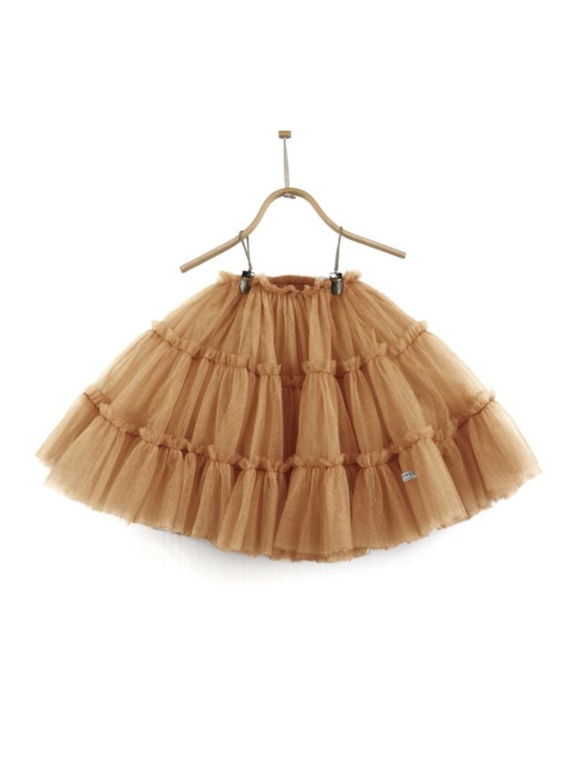 Tess Skirt, Toffee Metallic