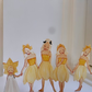Daffodil Girls Paper Decoration, Danish Design