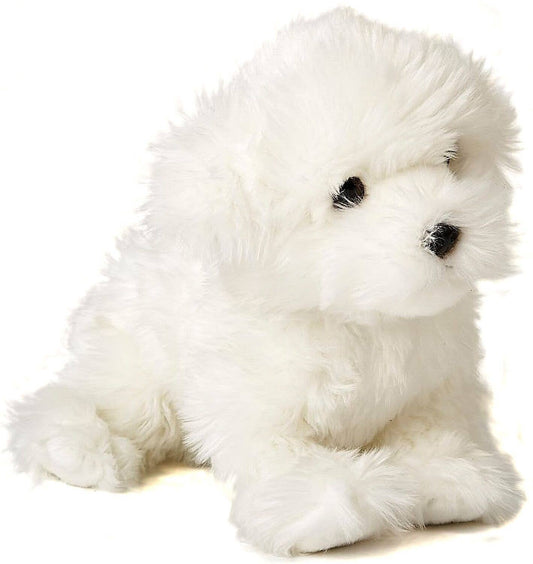 Maltese Dog Plush, 26 cm, Super Soft & Recycled Filling