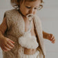 Pacifier Holder, Cloud, Creme, 100% Natural Wool