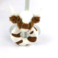 Baby Rattle, Texas Longhorn Highland Cow