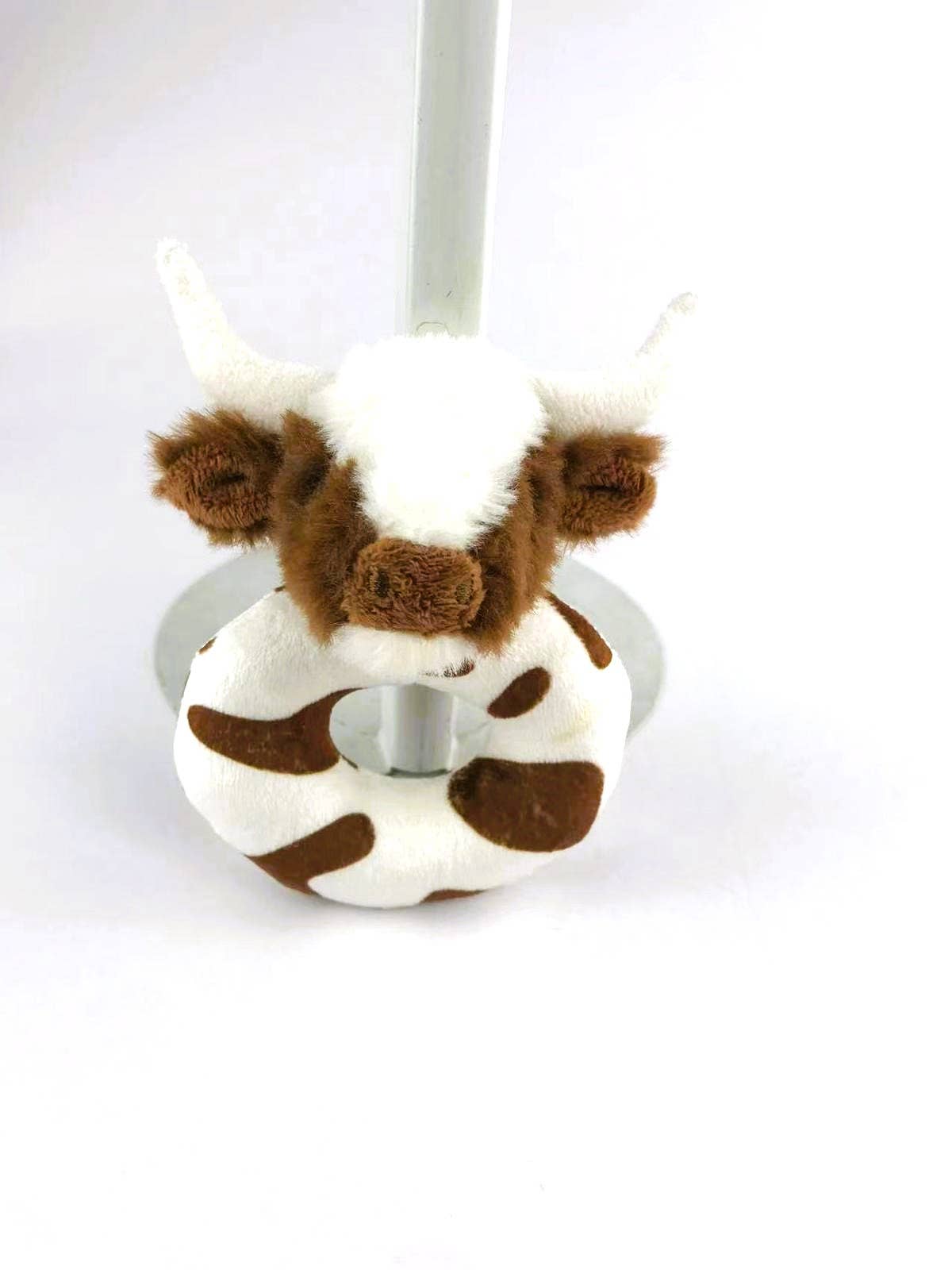 Baby Rattle, Texas Longhorn Highland Cow