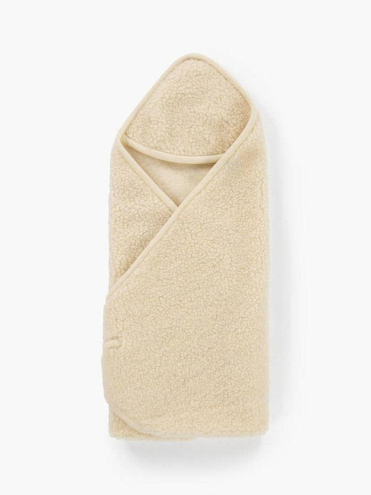 Baby Wool Blanket, Wrap, 100% Merino Wool, Natural