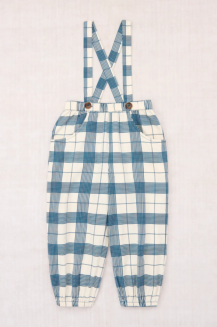 Misha & Puff, Suspender Pant, Prussian Blue Piazza