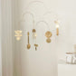 #1 Kinetic Brass Mobile, Small Wave Art