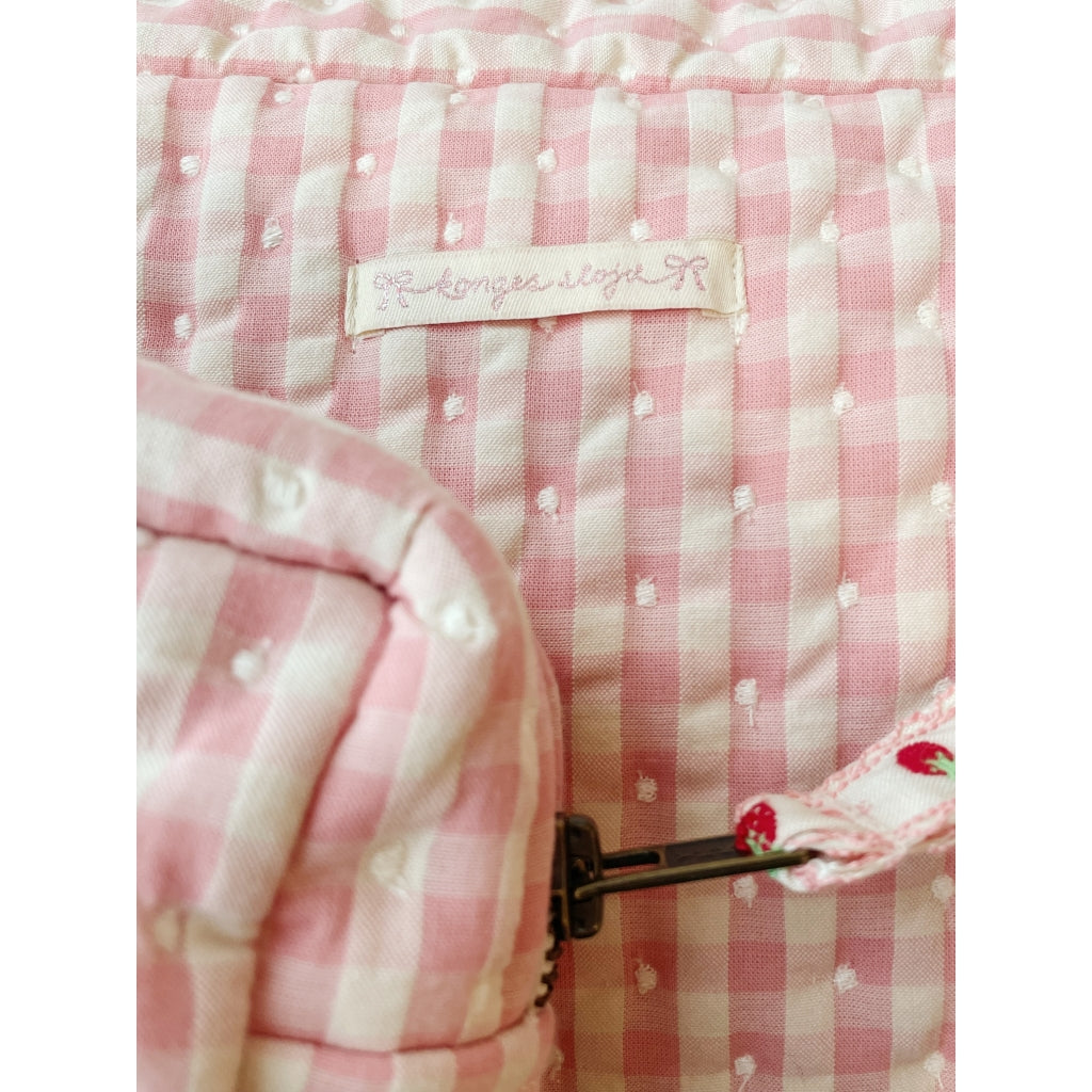 Doll Bag, Powder Pink Check