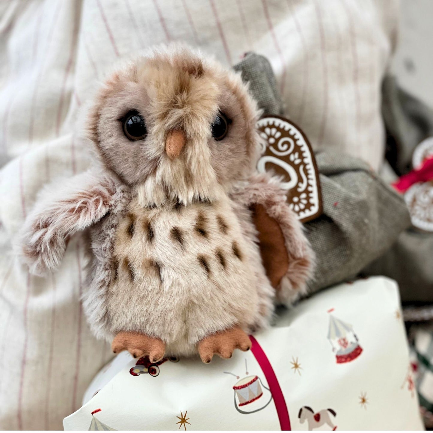 Teddy Hermann, Teddy Owl, 16cm