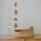 Nursery Mobile, Aléa, Birds, Milk, 100% Natural Wool