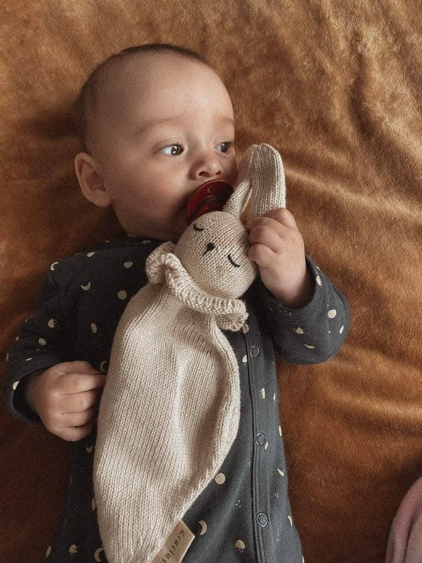 Pacifier Holder, Baby Snuggle Cloth, Handmade & Fairtrade