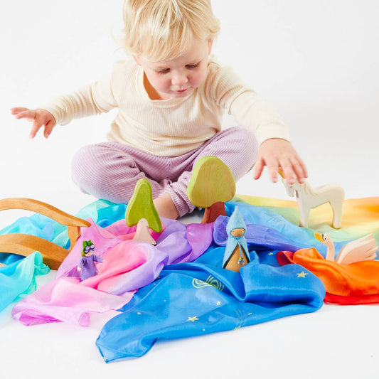 Mini Enchanted Playsilks: Sea