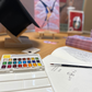 Hans Christian Andersen Fairy Tale Colouring Book with Audio, Danish Design
