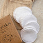 Organic Cotton Rounds, Natural White, Reusable