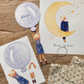 Boy in Balloon Cut-Out, Blue, Danish Design