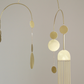 #2 Kinetic Brass Mobile, Small Wave Art