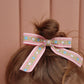 2 Pack Ribbon Bow Elastics, Sorbet