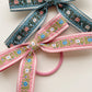 2 Pack Ribbon Bow Elastics, Sorbet