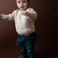 Patent Sweater, Creme, Organic & Gots
