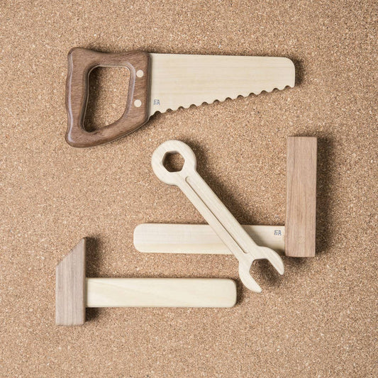 Fanny & Alexander, Wooden Tool Set, Classic Pretend Play Toys