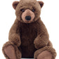 Brown Bear “Maxi”, Super Soft Plush, 27 cm, Recycled Filling