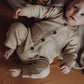 Wool Rib Playsuit - Oat