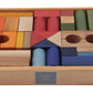 Rainbow blocks in tray - 30 pcs