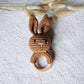Handmade Crochet Rabbit Rattle - Brown