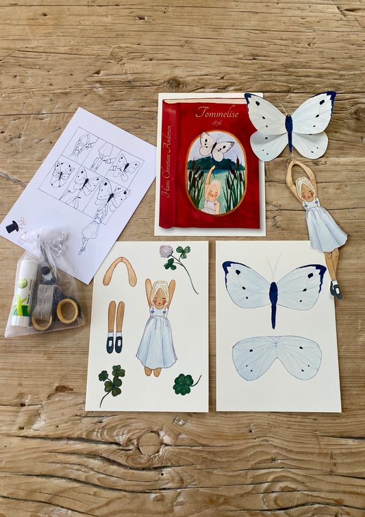Thumbelina & Butterfly Paper Mobile Craft Kit – With Audio Fairy Tale