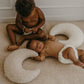 Baby Pillow, Coussin Lysor, Moon, Sand, 100% Natural Wool
