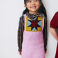 Misha & Puff, Girls Dress, Pinafore, Quilt, Pink Lilac