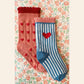 Konges Sløjd, 2-pack Jaquard Socks, Heart Mix