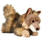 Wolf cub lying down - 24 cm (length)