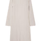 Organic Cotton Cableknitted Dress, Womens. Creme. 100% Organic Cotton