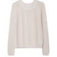 Patent Sweater, Womens, Creme. 100% Organic Cotton
