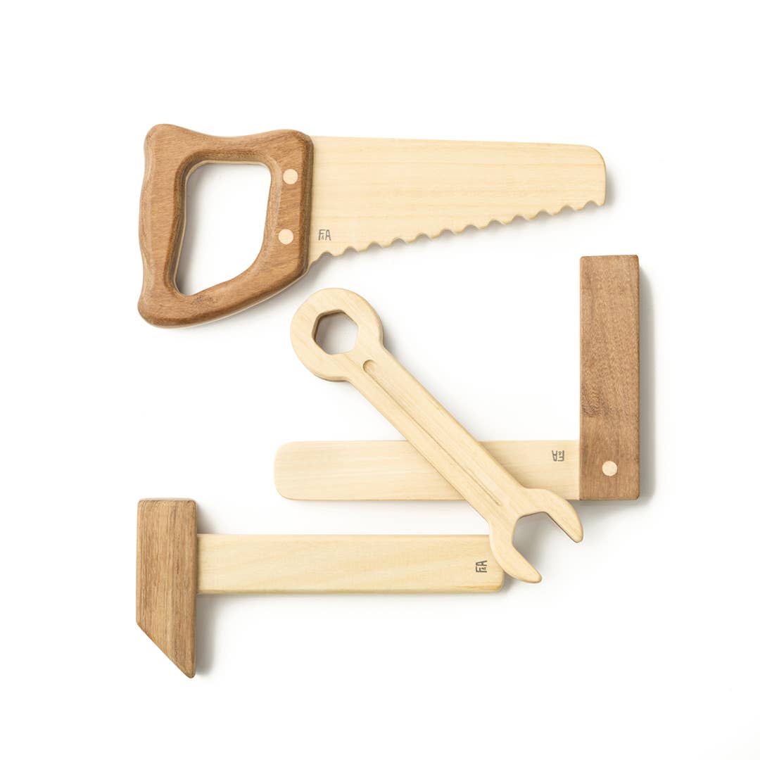 Fanny & Alexander, Wooden Tool Set, Classic Pretend Play Toys