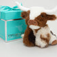 Texas Longhorn Highland Cream Brown Mini Soft Toy Cow, 11cm