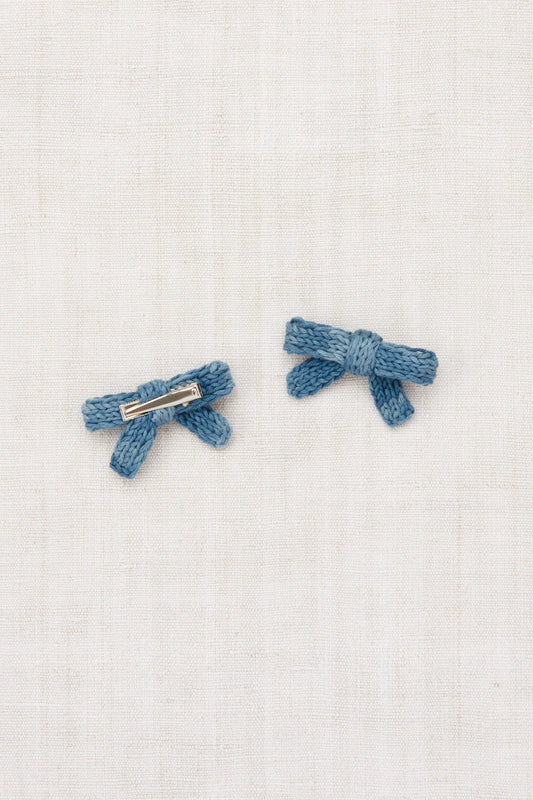 Misha & Puff, Goldie Bow Set, Blueslate