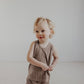 Wool Rib Singlet - Sand