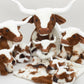 Texas Longhorn Highland Cream Large Brown Cow Soft Toy, 30cm