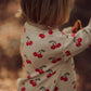 Cherry Vibes Cardigan, 100% Organic Cotton