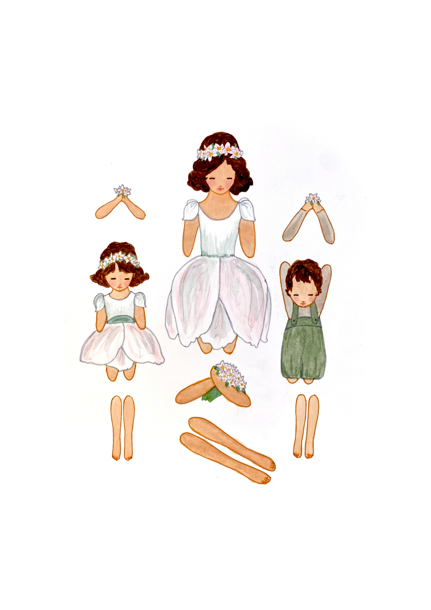 Anemone Family Cut-Out Decoration, Danish Design