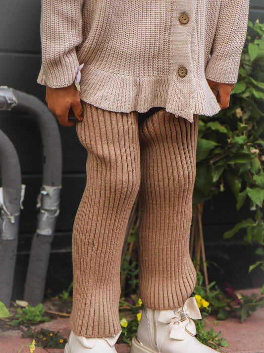 Scarlett Knit Pants, Nude