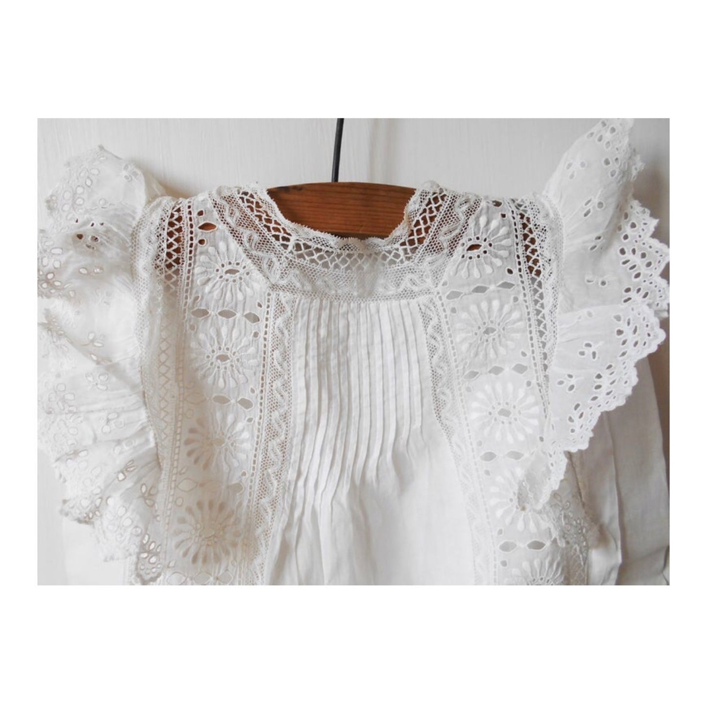 Apolina Vintage Dress, Opal White, Bonet et Bonet