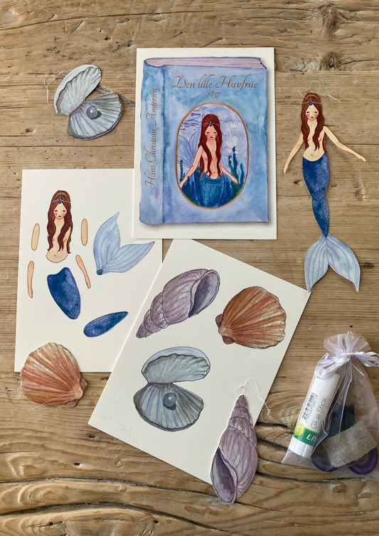 The Little Mermaid Paper Mobile Craft Kit – With Audio Fairy Tale