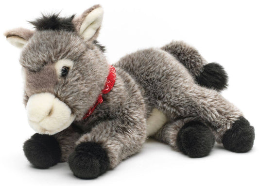 Donkey with scarf, cuddly toy