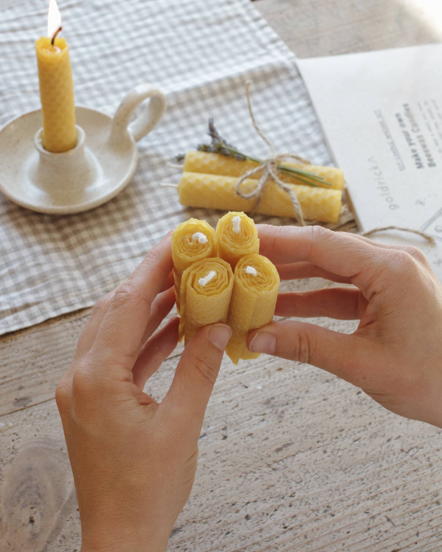 Beeswax Candle Making Kit